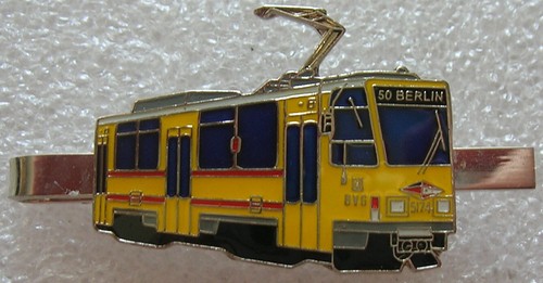 Krawattenklammer straßenbahn - krawattenklammer,