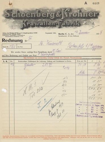 Rechnung schoenberg krohner - rechnung,
