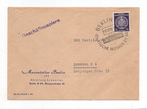 Ddr dienst brief berlin - dienst,
